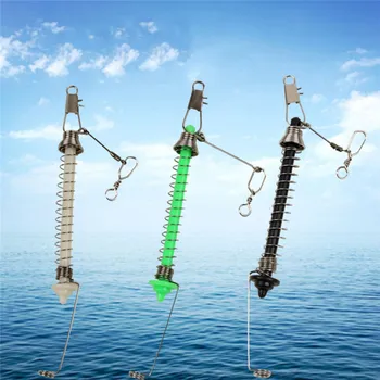 

Universal iron metal Automatic Fishing Double Hook Ejection Lazy Full Speed fast catch tool barbed hooks set small duplex hooks