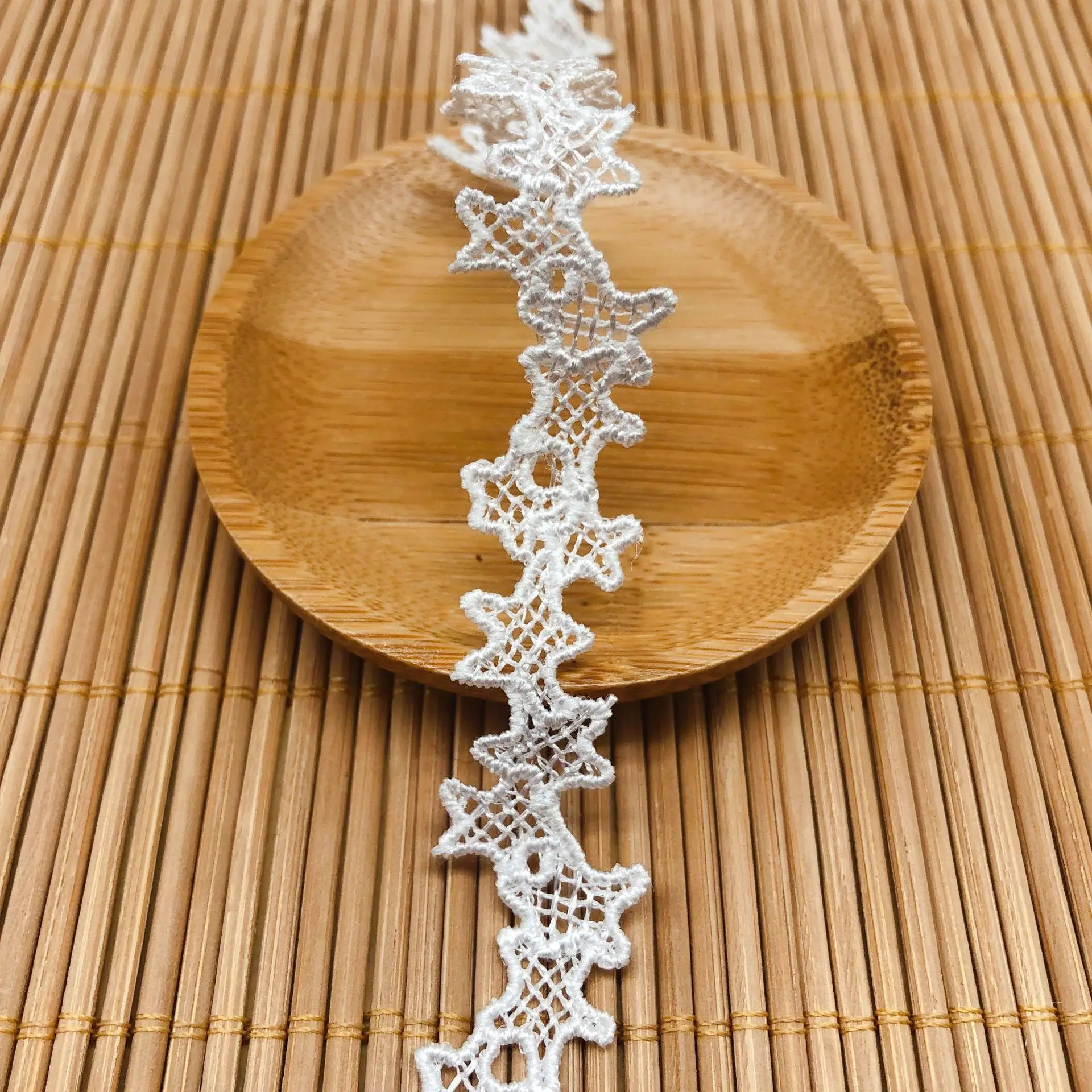 

Hollow Star lace DIY Necklace Bracelet Clothing Accessories lace children's underwear accessories decorative fabric lace