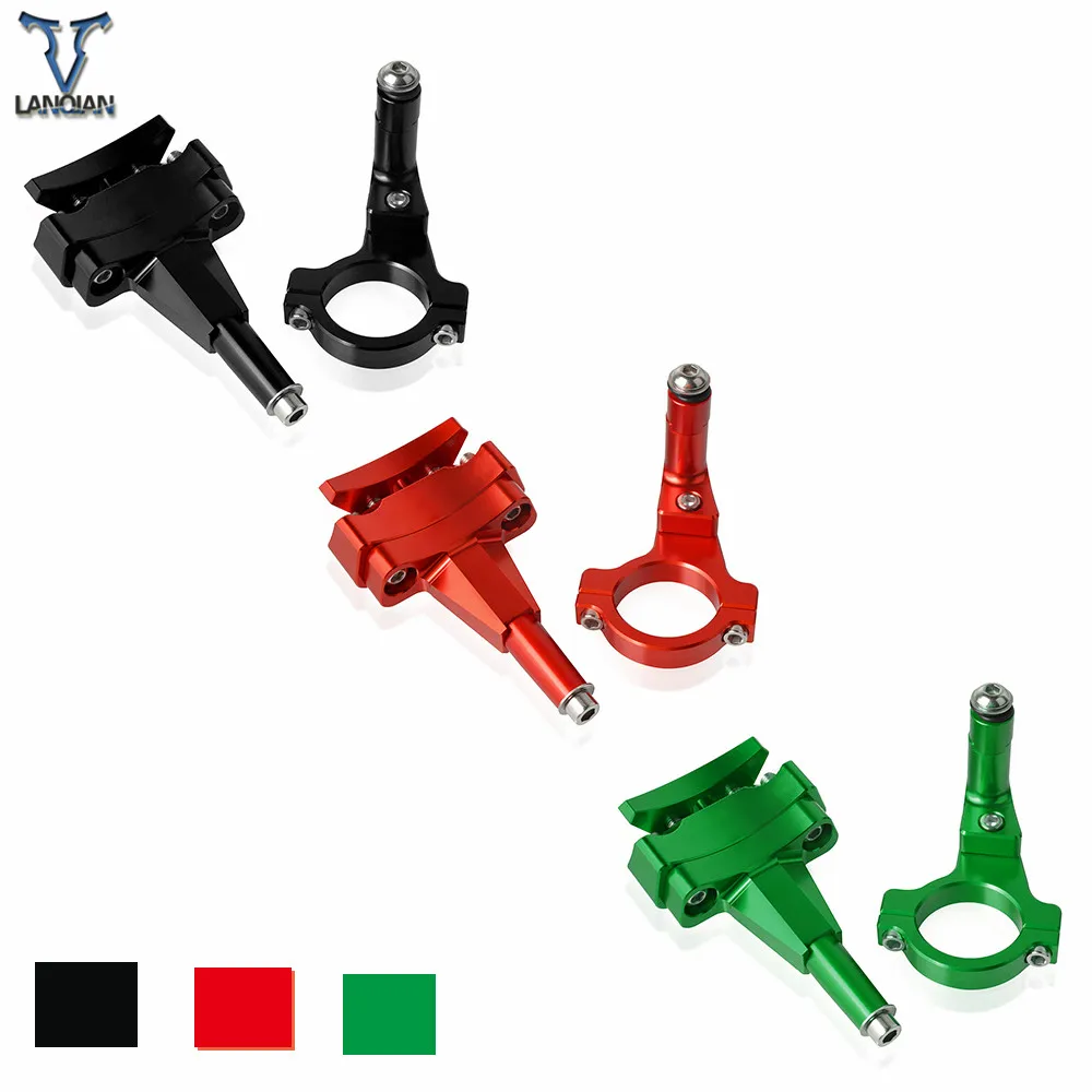 

Motorcycle Adjustable Steering Stabilize bike Steer Damper Mounting Bracket Kit for kawasaki ninja 400 2018 2019 ninja400 moto