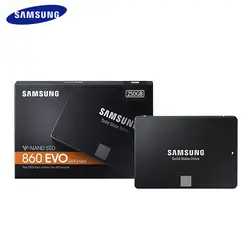 SAMSUNG SSD 860 EVO Внутренний твердотельный жесткий диск SATA III 2,5 ''250 GB 500GB 1 ТБ жесткий диск твердотельный жесткий диск для ПК ноутбук Mac