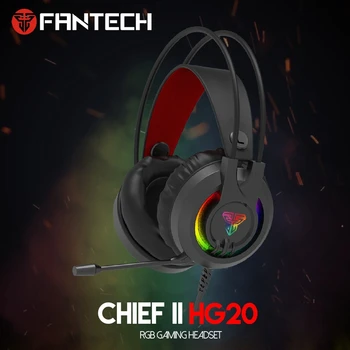 

FANTECH HG20 Wired Headphones RGB for PS4 Computer Gaming Headphone with Mic for Headset Gamer Profession Headphones Gamer