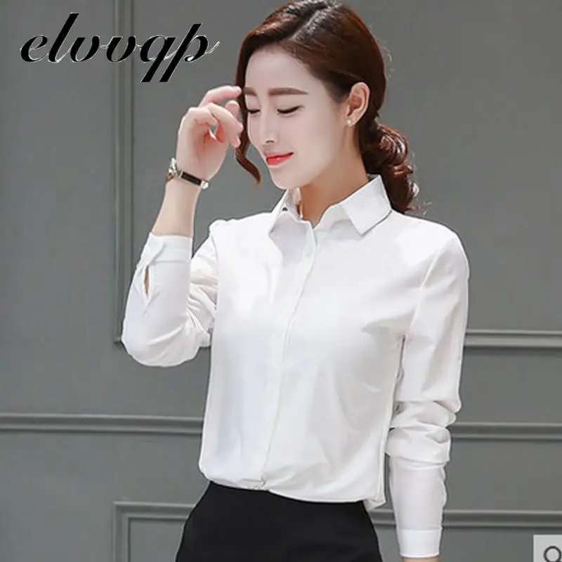 Plus Size 5xl Blouse Women Fashion Solid Elegant Office Work Career Shirts Tops Fashion Casual Long Sleeve Blouses Femme Blusa