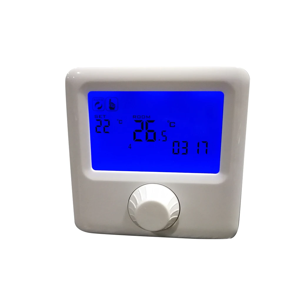 Koop LCD Display Wall hung Gas Boiler Thermostaat Wekelijkse Programmeerbare Verwarming Thermostaat Digitale Temperatuurregelaar