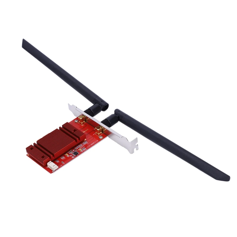 AX200NGW для Intel AX200 2400 Мбит/с 802.11Ax PCIe 1X беспроводная сетевая карта Bluetooth 5,0 Настольный WLAN адаптер для Win 10
