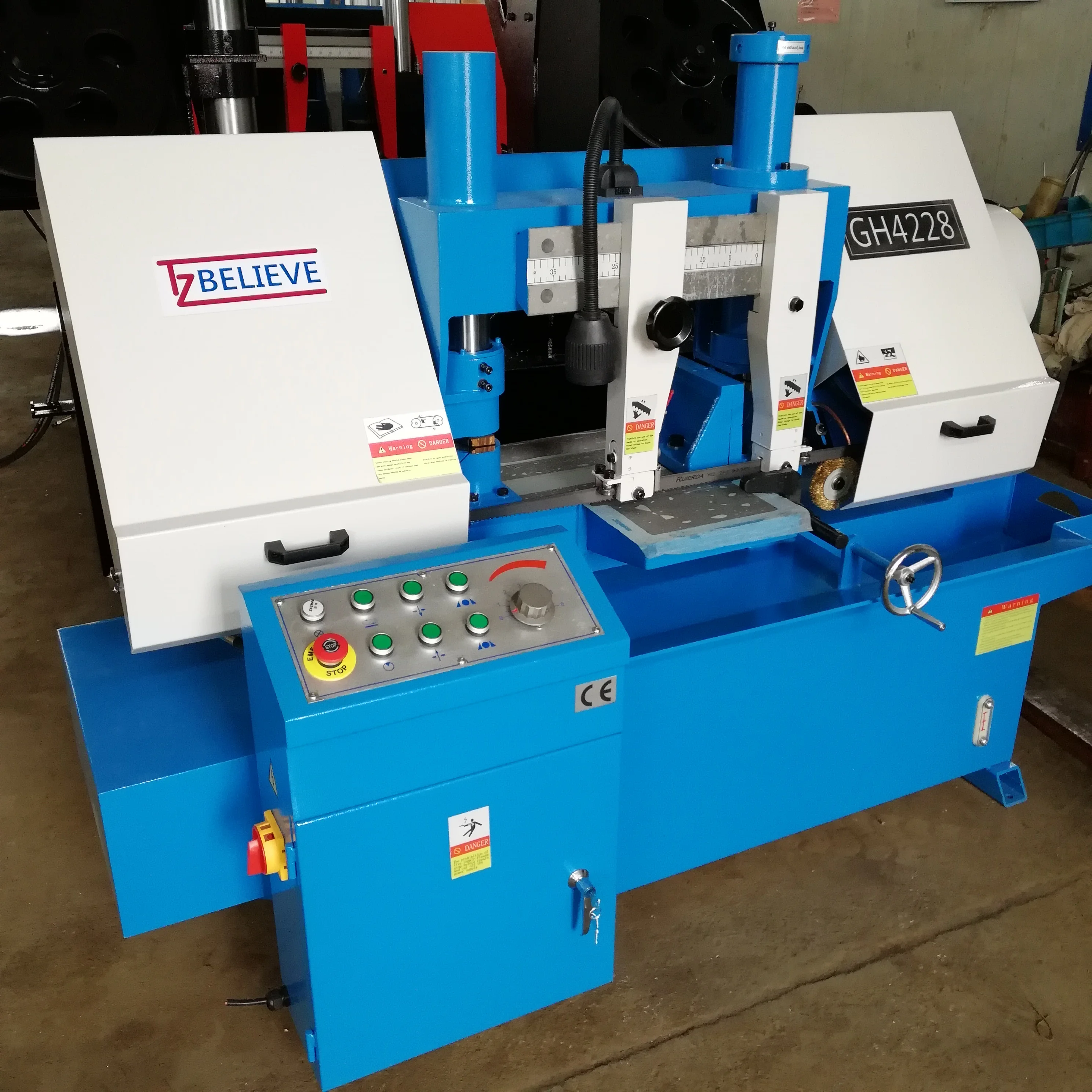 Гидравлический режущий ленточный пила металлический пильный станок инструменты