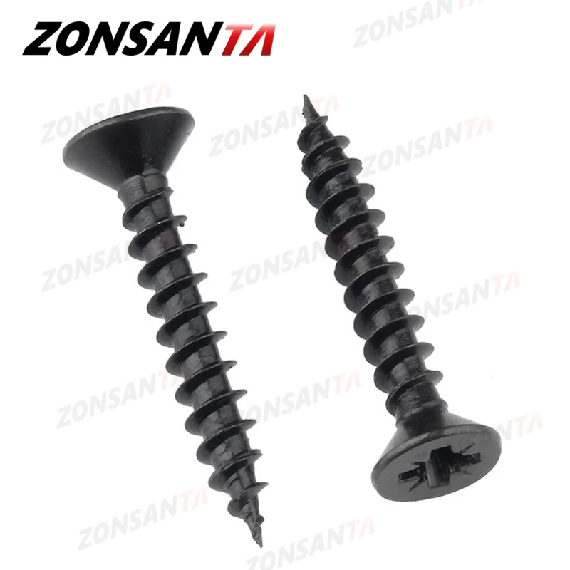 Wood screws black 5