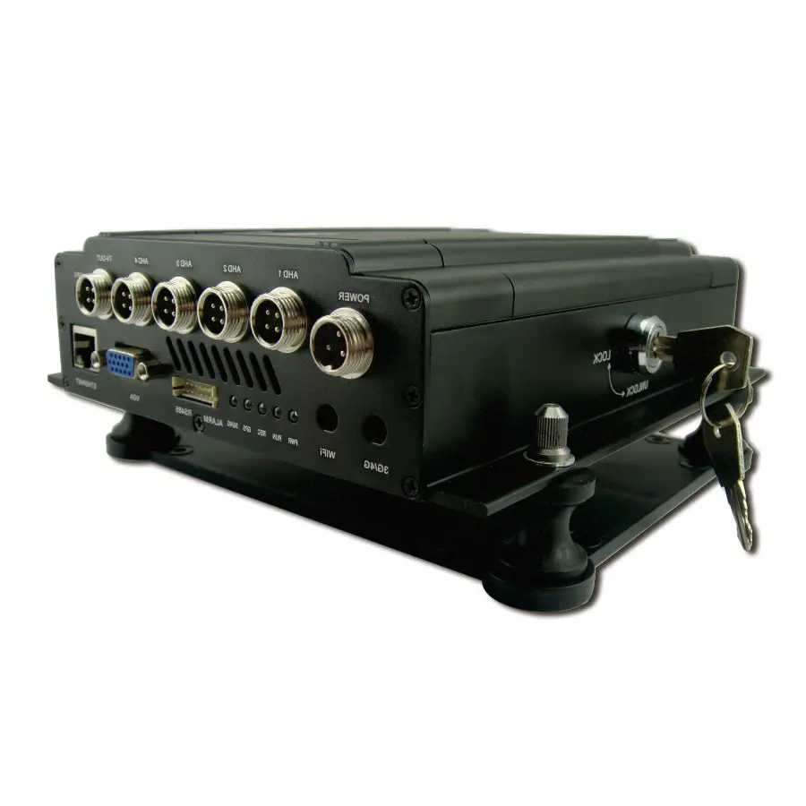  X9s básica 4CH AHD HDD Mobile DVR con software libre CMS apoyo 4ch max 4TB HDD apoyo opcional GPS W