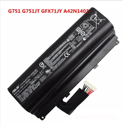 

New Laptop Battery A42LM93 A42LM9H A42N1403 For Asus G751 Series G751J G751JM G751JT G751JY GFX71 GFX71J GFX71JM GFX71JT