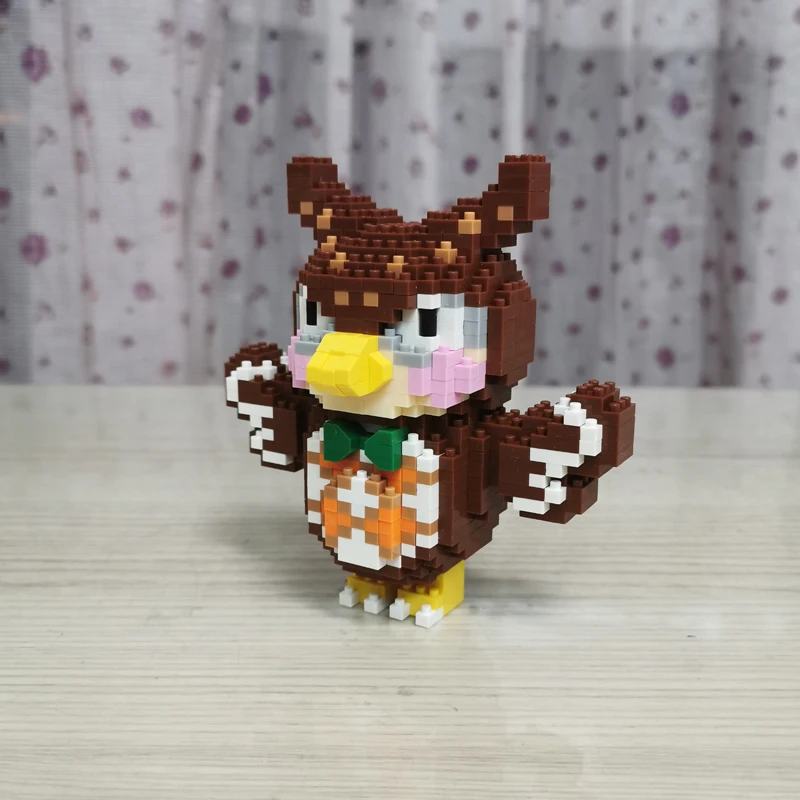 SC 4010 08 игра пересечение животных Сова Птица погоде Домашние животные 3D DIY Мини