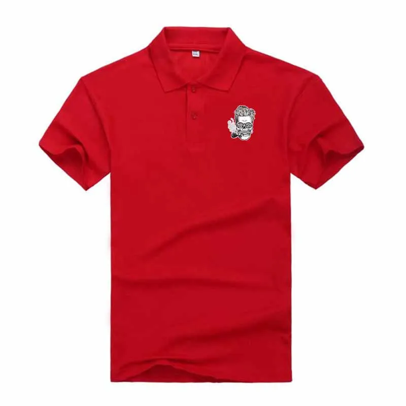 Best selling France brand The Thinker Map 2019 Summer Man Polo Shirts Cotton Short Sleeve Polos Trendy shirt for men Big