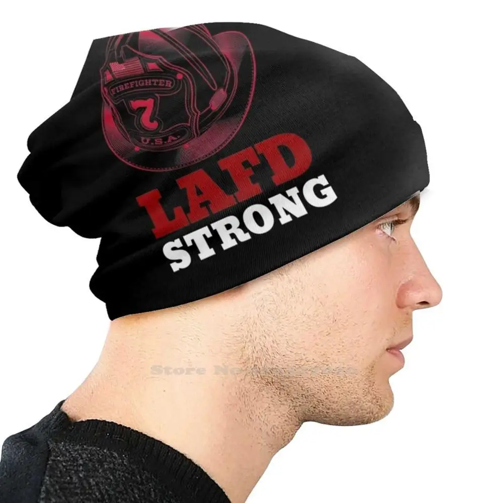 Lafd Strong Knit Beanie Hat Men'S 