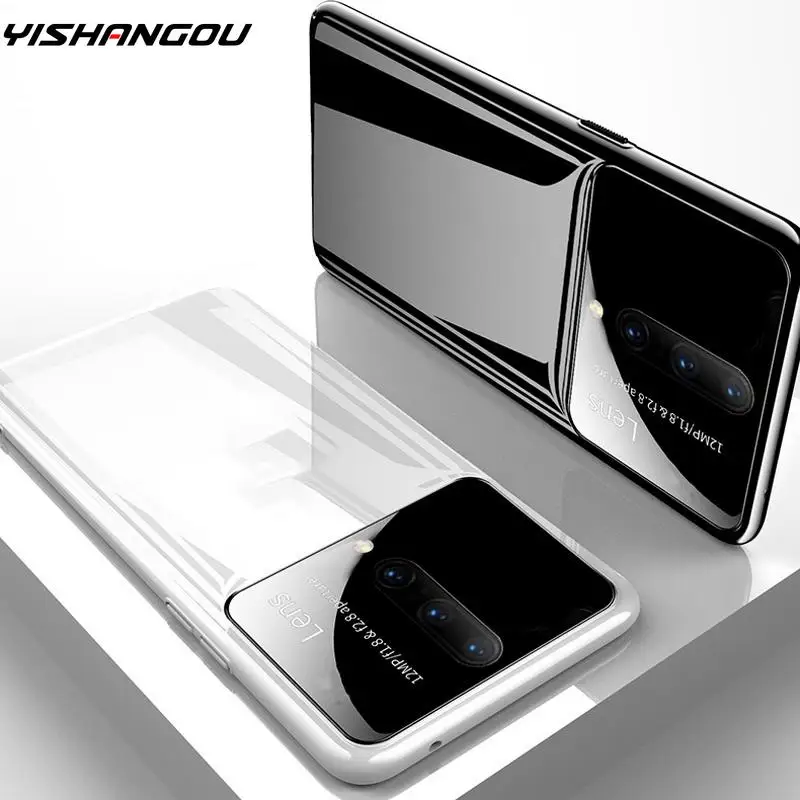 

Ultra Slim Case For OnePlus 7 Pro Shockproof Smooth Rigid Hard Phone Case Cover For One Plus 7 7Pro Plating Coque 1+7 Fundas