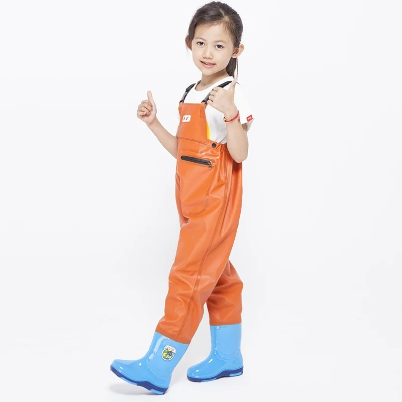 Children's Waterproof Fishing Boots, Jumpsuit for Fishing, Kids Wading Boots, Trousers, Wading Shoes