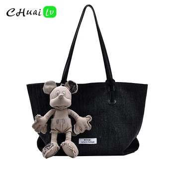 

Female Canvas Cloth Shoulder Bag Lady Environmental Storage Handbag Reusable Foldable Eco Grocery Totes Corduroy Shopping Bag