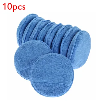 

Blue Sponge pad 10Pcs Auto Car Applicator Cleaning Microfiber Supplies
