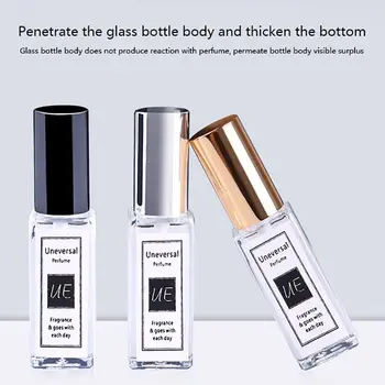 

Transparent Squared Glass Perfume Spray Bottles Cosmetic Atomizer Storage Containers With Cap Portable Refillable Bottles