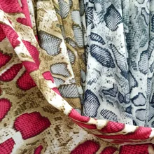 Осенне-весенние женские модные платья из ткани животного ткань шифоновая ткань