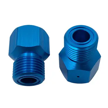 

Two-way CO2 Paintball Tank CGA 320 Thread Blue Adapter for G1/2-14 Thread