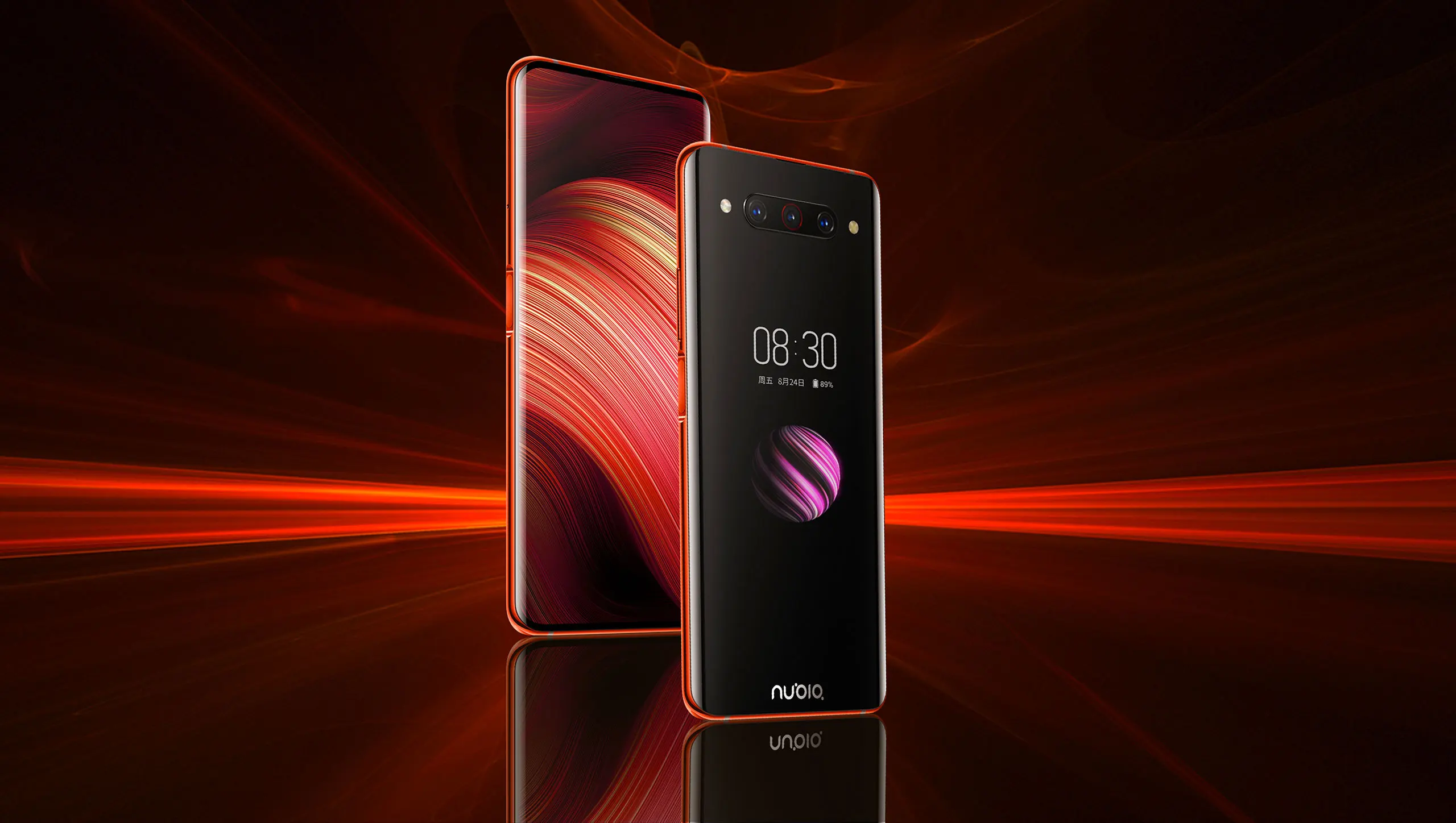 Nubia Z20 двойной экран 6,42+ 5,1 дюймов Смартфон Snapdragon 855+ 8 Гб 128 Гб быстрая зарядка 4,0 4000 мАч 48+ 16 Мп мобильный телефон