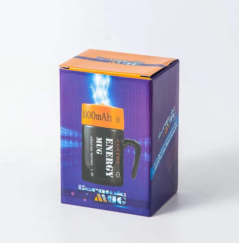 Creative Battery Modeling Mug Novel Ceramic 3D Cup New Strange Net Red Water Cup Mugs Coffee