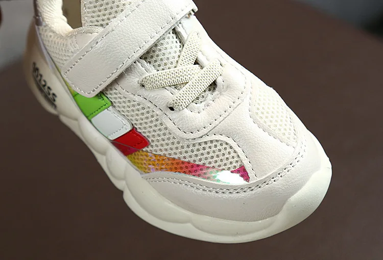 JUSTSL/новые осенние детские спортивные Соответствие цвета обуви для мальчиков и девочек дышащие повседневные туфли детские Нескользящие модные кроссовки