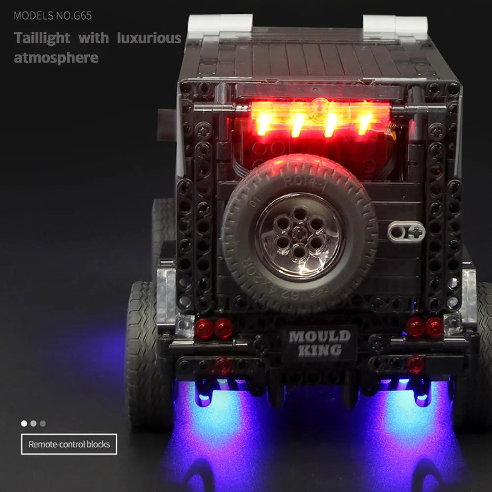 Приложение 2,4G пульт дистанционного управления Внедорожник Hummer Technic City RC автомобиль модель здания игрушечный конструктор для детей мальчиков подарок
