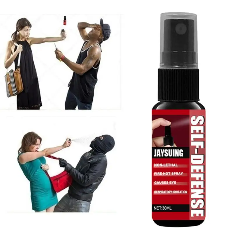 

Hot Anti-Wolf Spray Women Safe Tools Red Pepper Spray For Women Carry Self Defense Outdoor Personal Protection Tools 30ml TSLM1