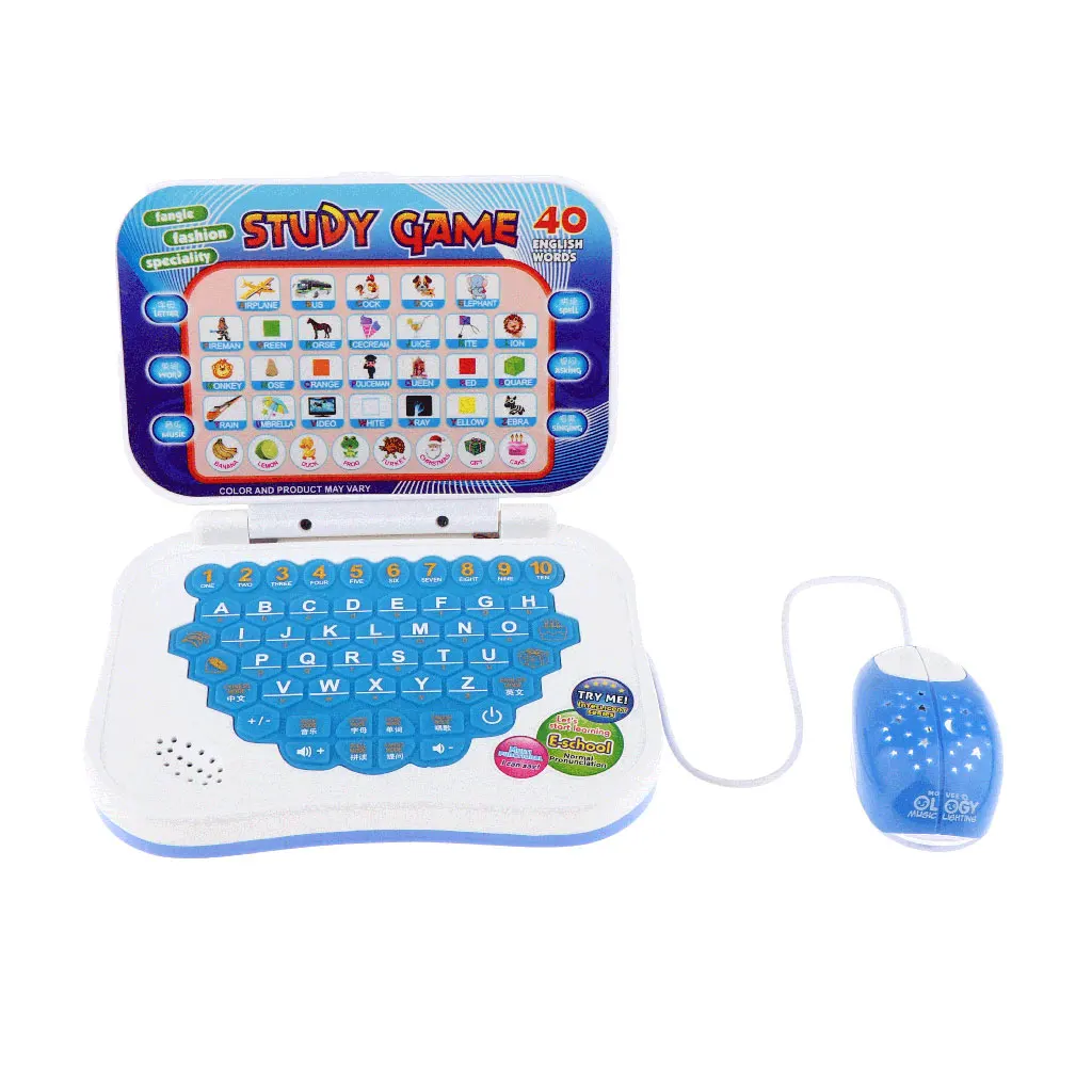 Baby Kids Learning Machine Kid Laptop Toy Early Interactive Machine Alphabet Pronunciation Educational Toys