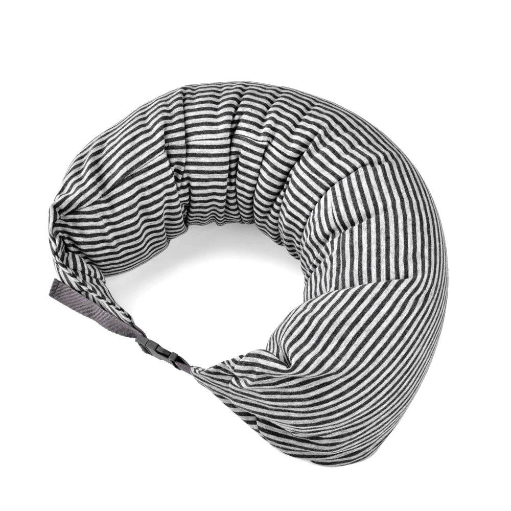

U-shaped Pillow Adjustable Neck Pillow Back Support Breathable Comfortable Cotton Sleep Helper for Travel Train Trip Home Office