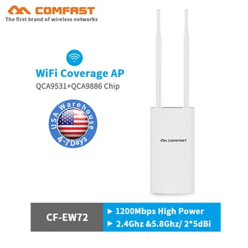 

500mW 1200Mbps Dual Band 5G High Power Outdoor AP WIFI router Omnidirectional Coverage Access Point Wifi Base Station Antenna AP