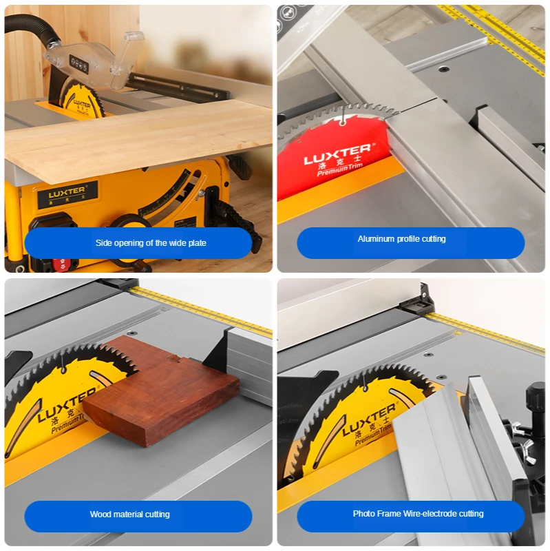 US $339.00 Free Shipment in Germany 8 inch Portable DustFree Wood Cuting Machine Small Desktop Woodworking Siding Table Saw