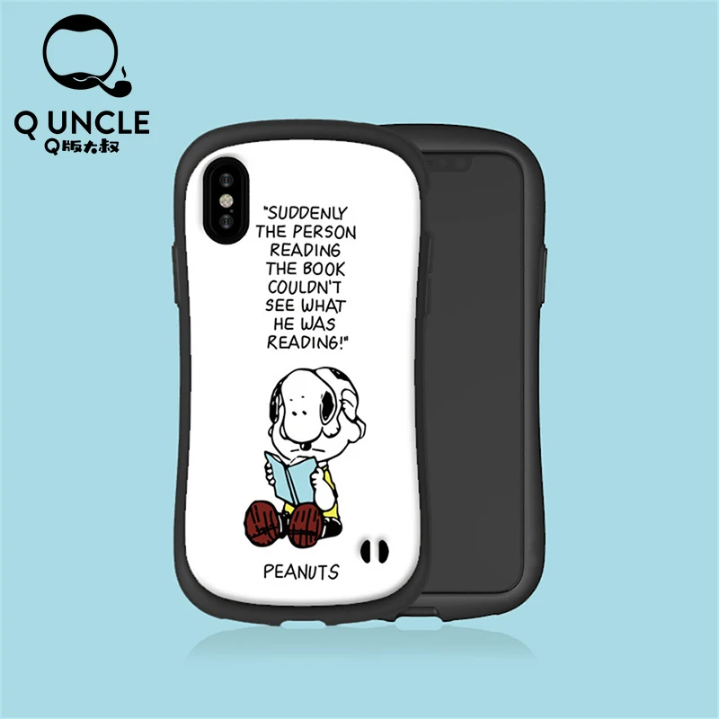 

Q UNCLE Cartoon Phone Case for iPhone 6 6s Plus 7 8 Plus Cute Patterned Cover for iPhone XS Max X XR Silicone Shockproof Cases