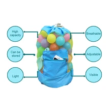 Портативная пляжная сумка складная Сеть Сумка для плавания детская игрушка для пляжа Органайзер корзины мешок для хранения сумки для плавания