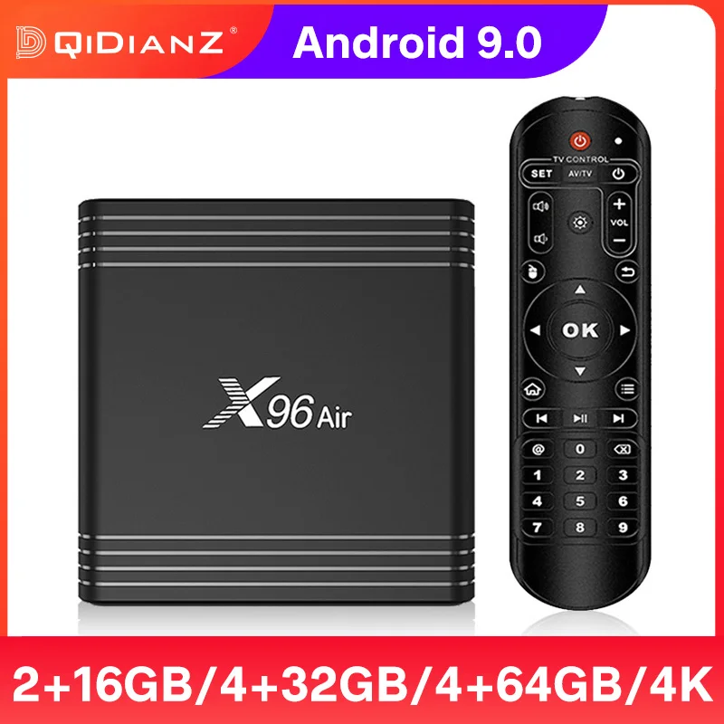 Приставка Смарт-ТВ X96 Air Amlogic S905X3 Android 1080 8K P 4 + 64 ГБ | Электроника