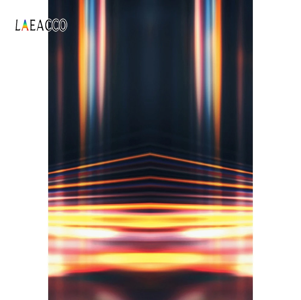 

Laeacco Stage Luminous Flux Floor Light Photophone Photography Backgrounds Custom Photographic Backdrops Props For Photo Studio