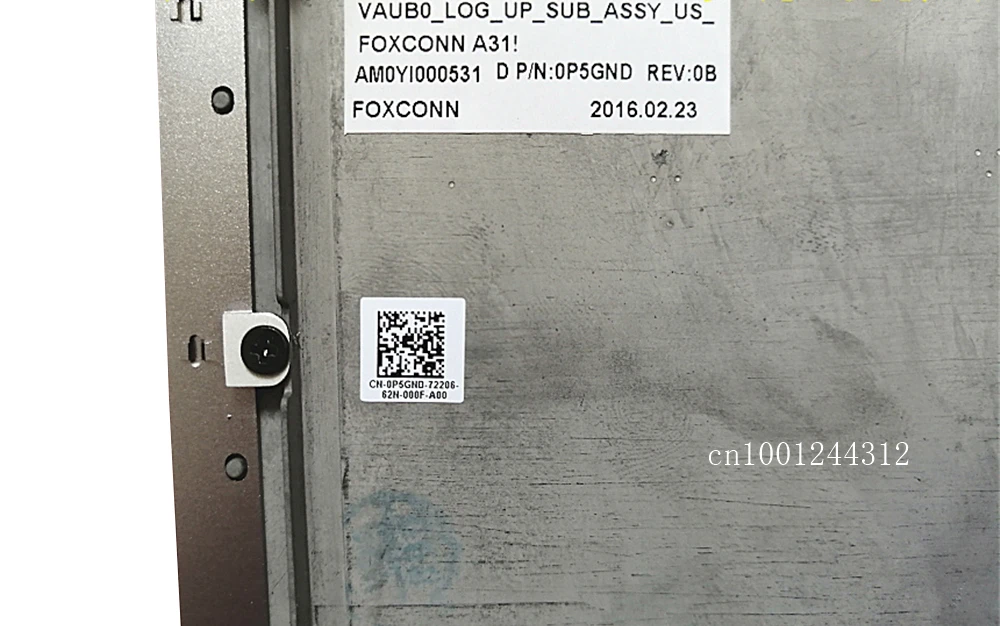 Для DELL XPS15 9530 Precision M3800 Упор для рук, верхний чехол с клавиатурой, ободок для клавиатуры, крышка, 0P5GND