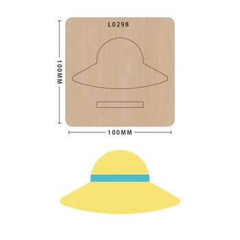 

Hat knife mold mold wood die cutting die, model L0298, suitable for common die cutting machines on the market