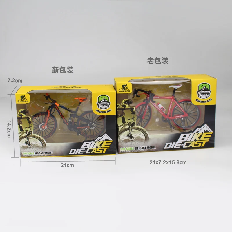 1:10 Alloy Bicycle Model Diecast Metal Finger Mountain bike - Image 4