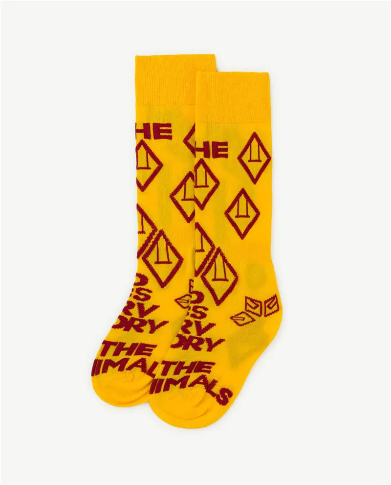 Гольфы для маленьких девочек г., осенне-зимние детские спортивные хлопковые носки в полоску с надписью «Tao» чулки для мальчиков