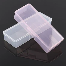 Дизайн ногтей пластиковая коробка для хранения ногтей распиловка кисть для рисования; ручка Полировка Губка буферный Контейнер Чехол