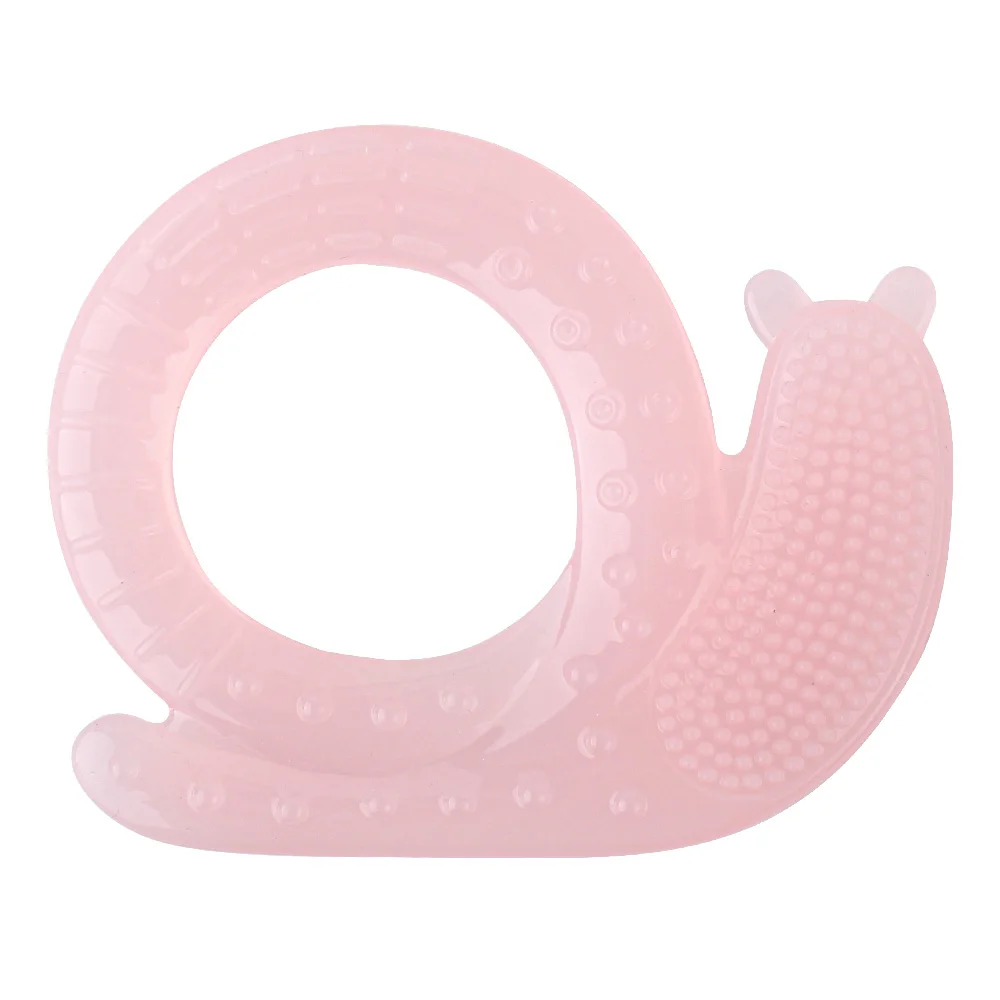 58-Pink-1pc Keep&Grow 1 шт. Улитка силиконовый Прорезыватель для зубов обновления чистый жидкий силиконовый детский Прорезыватель для зубов Зубная щётка для малышей с рисунком героев из мультфильмов, Форма аксессуары «сделай сам» - Цвет: 58-Pink-1pc