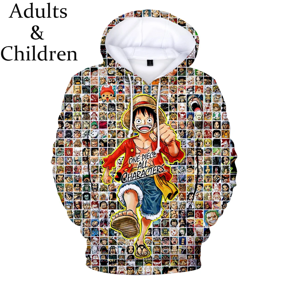 

Hot 3D One Piece Hoodies Men Women Autumn Kids Sweatshirts Fashion children Hooded print One Piece 3D boys girls Hoodie pullover