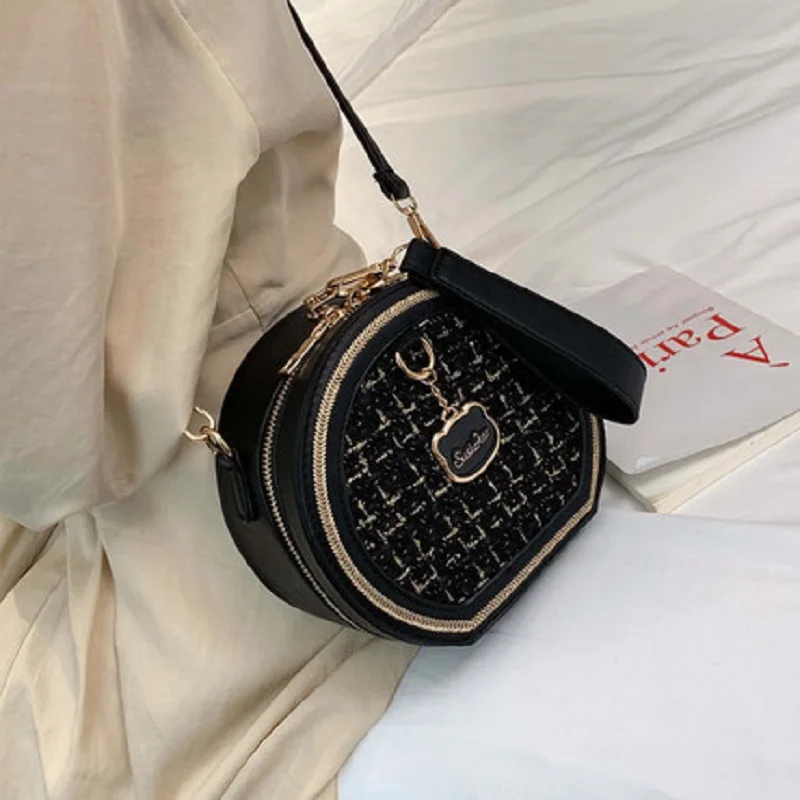 

Small round bag 2020 summer new wild shoulder messenger bag