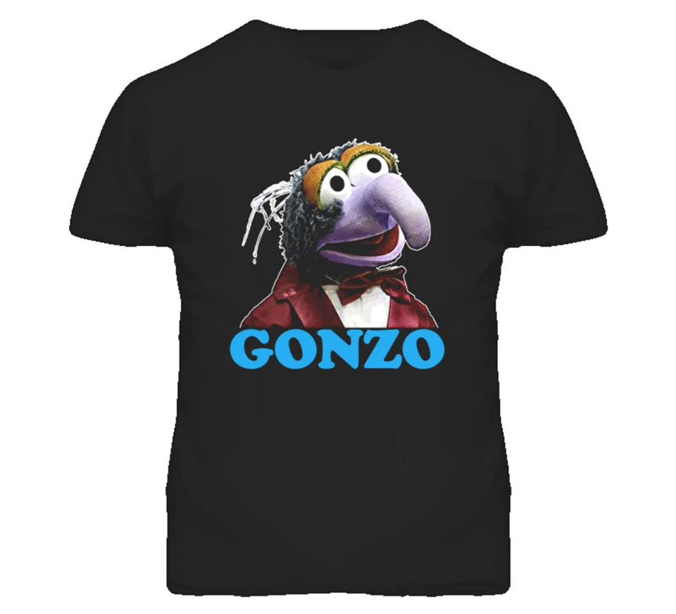 Забавная футболка с надписью Muppets Gonzo принтом на заказ для мужчин и женщин из 100%