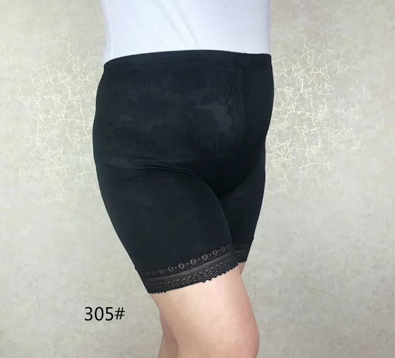 MAX 150KG Plus Size High Elastic Gloss Pants anti Chafing Legs for Larger Pants Safety Short Pants Women safety shorts safety pants