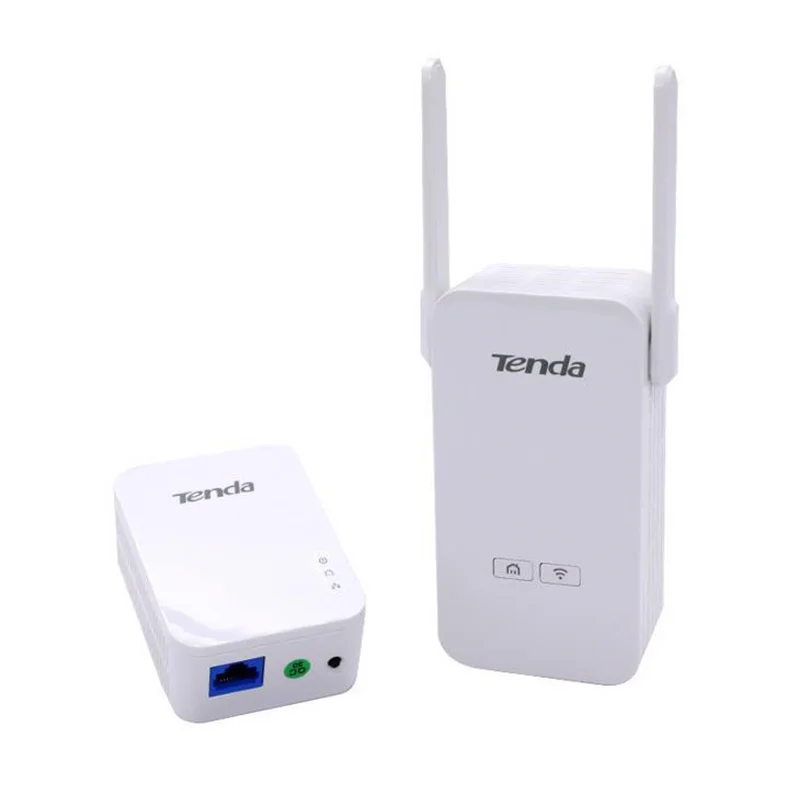 Tenda PH5 (PA3 + P3) doble 1000Mbps Powerline AV1000 Powerline WiFi Kit extensor de 1 puerto Gigabit inalámbrico Wi-Fi de línea de alimentación extensor
