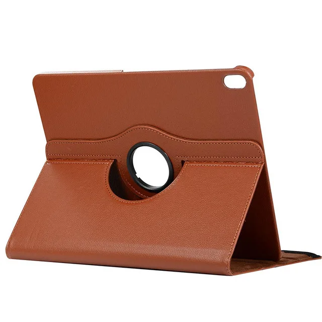 Кожаный чехол с поворотом на 360 градусов, умный чехол для Apple iPad Air 3 10,5 iPad Pro 10,5 Coque Funda - Цвет: brown