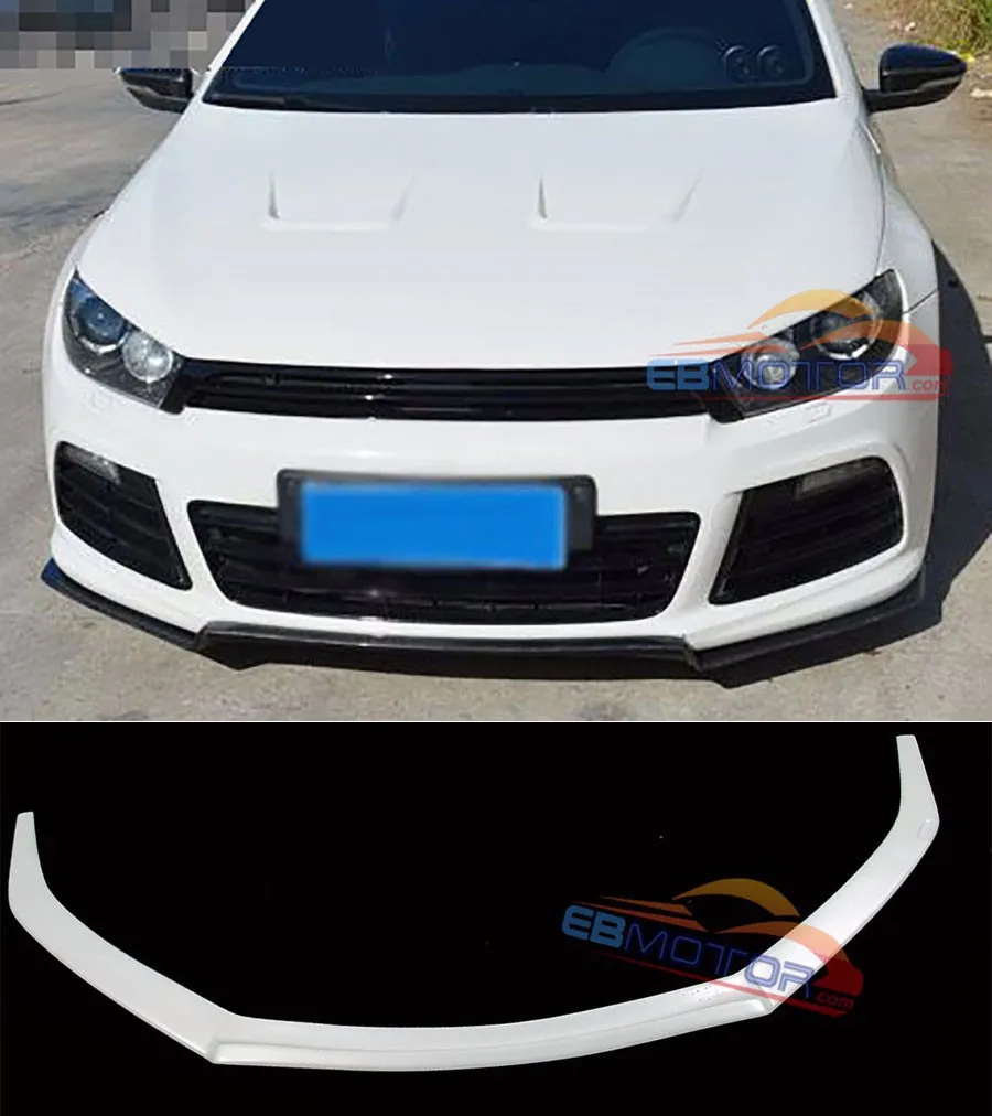 ebmotor-com Front Lip Spoiler For VW Scirocco R Bumper 2009-2014 V072F 1_5242