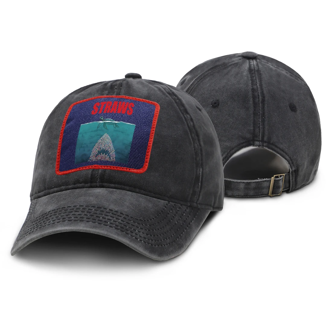 

Straws Funny Print Snapback Caps Homme Female Baseball Cap 2020 Woman Summer Sunscreen Baseball Caps Male Black Hip Hop Dad Cap