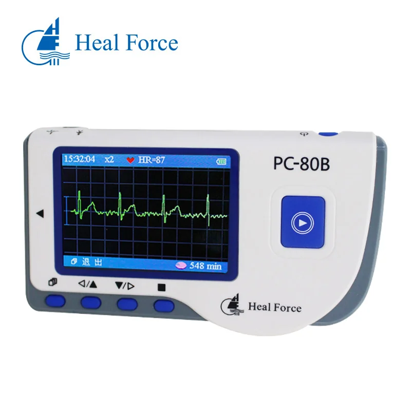 Heal Force PC-80B Home Portable ECG Machine USB Continuous Measurement | Красота и здоровье